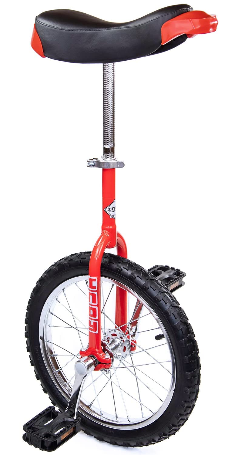 Amazon | Indy Unicycles Kid's Trainer Unicycle - Red, 16-Inch by